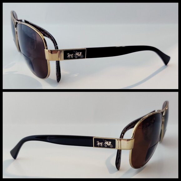 Coach Christina Aviator Sunglasses L103/HC 7047 FRAMES ONLY 59-13-135 with Case main image 6